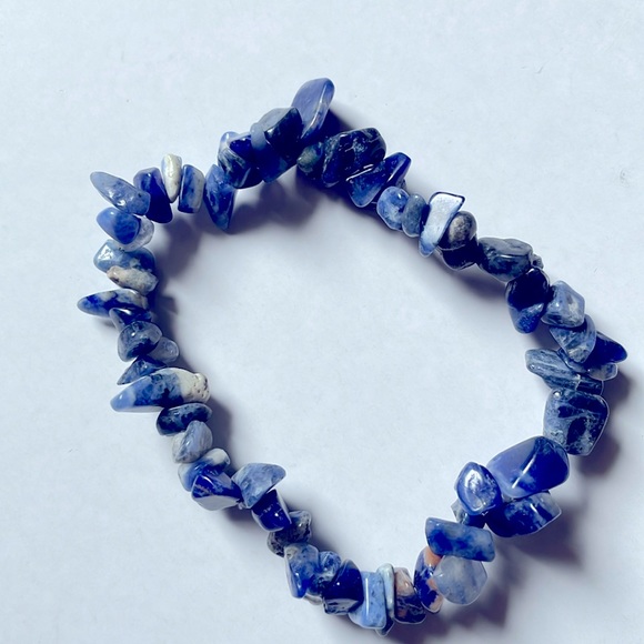 Sodalite stretch bracelet - Picture 1 of 2